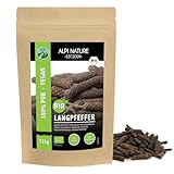 BIO Langer Pfeffer (125g), Bio Pfeffer lang, Stangenpfeffer aus kontrolliert biologischem Anbau, Langpfeffer laborgeprüft, 100% rein und naturbelassen