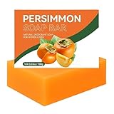 Persimmon Seife - Körpergeruchsiminator mit tiefe Feuchtigkeitscromie, reichhaltige Schaumstoffreinigungslösung für Männer Frauen mit erfrischender Funktion, Hautpflege -Seife für ältere Salon, natürl