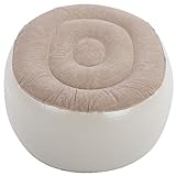 Alomejor Aufblasbarer Fußhocker Weicher Tragbarer Luftstuhl für Innenfitness, Umweltfreundlich PVC Aufblasen, für Erwachsene, Farbe: Wie Bild Gezeigt