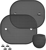 2 Stück Sonnenschutz Auto Baby, 44 x 36 cm Sonnenblende Auto mit UV Schutz, Universelle Sonnenblende für Seitenfenster, Autofenster Sonnenschutz Kinder mit Saugnäpfen