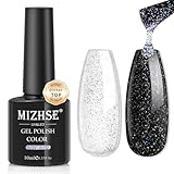 MIZHSE UV Nagellack Top Coat Gel UV Top Dry für Hochglanz 10ml Überlack Für Nägel UV Lack Glitter Gel Nägel Nageldesign