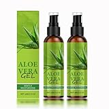Fresh Aloe Vera Gel Beruhigendes & Hydratisierendes Gesicht- und Körpergel mit Sofortkühlung bei Sonnenbrand, 60g | Für alle Hauttypen | Sanft & Kühlend (2)