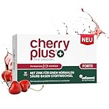 Montmorency Sauerkirschsaft + Sauerkirsch-Extrakt in einer Kapsel | Höchstkonzentriert (75:1) | 200 Kirschen/Tag | mit Zink für das Immunsystem | produziert & laborgeprüft in Deutschland