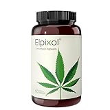 Elpixol® Hanföl Kapseln - Cannabisöl Kapseln hochdosiert mit Omega 3-6-9 (60 Stück) - 100% Hanfsamenöl Nativ und Kaltgepresst - 500mg veganes Cannabis Öl pro Kapsel - Laborgeprüft & Natürlich