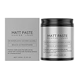 Matte Haarcreme, Mit Federnder Formel, 100 G, Styling-Creme, Feuchtigkeitsspendende Haarpaste, Behält Dauerhaften Stil, Für Männer, Frauen, Tägliche Anwendung, Reisen, Salon, Outdoor, Z