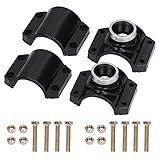 Wasser Drain Sattel Tee Kit | 4 setzt Plastikrohranschluss mit G1 -Faden | Schnelle Verbindung für 63 mm Rohre/Gartenarbeit/Bewässerung | Leicht und lang - dauerhaft