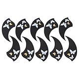 Veemoon 10 Stück Selbstklebende Ukulelen Schlagbrett Aufkleber Kleine Kratzfeste Schutzfolie aus Langlebigem Material Glatte Oberfläche für Ukulelen Zubehör bei Musikern