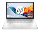 HP Laptop | 17,3 Zoll (43,9 cm) FHD IPS Display | AMD Ryzen 3 7320U | 8 GB DDR5 RAM | 256 GB SSD | AMD Radeon-Grafik | Windows 11 Home | QWERTZ Tastatur | Silber | mit HP Fast Charge