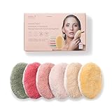 Waschies Abschminkpads/Waschpads - 6er-Set Bunt(Blumig) – sanfte Gesichtsreinigung - waschbar, wiederverwendbar & hypoallergen - Alle Hauttypen – Alternative zu Wattepads & Abschminktüchern