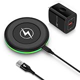 Google Pixel kabelloses Ladegerät für Pixel 9a/9Pro XL/9Pro Fold/9Pro/9/8/8a/8Pro/7/7Pro/6/6 Pro/5, kabelloses Handy-Ladegerät, Android für Samsung Galaxy S25Ultra/S24Plus/S23FE/S22+/S21/S20 mit 18 W