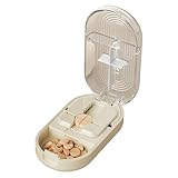 Ancsttu Tabletten-Teiler | Tabletten Schneider | Präziser Spender mit Halterung und Aufbewahrungsbox für Medikamente und Proteinergänzungen tragbar