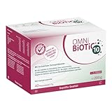 OMNi BiOTiC 10 | 40 Portionen (200g) | 10 Bakterienstämme | 10 Mrd. Keime pro Tagesdosis | Pulver | Mit Inulin | Vegan | Glutenfrei | Lactosefrei | Zur täglichen Anwendung