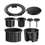 Sghtil Sonnenschirmständer für den Außenbereich, Set mit Lochstöpseln und Befestigungsschrauben für Sonnenschirmständer, Zubehör für Sonnenschirme, Terrasse, Strand, Balkon, Garten, Pool