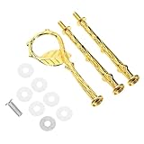 Mikinona 4 Sätze Ständer für Obstschalen gestufter Tortenständer Ersatzteil für Snacktablett tortenständer 3 stöckig tortenhalter Geschirrset -Set Tortenständer-Hardware-Kit Golden