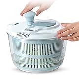 Salatschleuder | Gemüseschleuder Siebeinsatz | 5L Manuelle Handkurbel Entwässerungswerkzeug für Haushalt Kochen BBQ & Imbiss