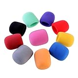 Yardwe Mikrofon Windschutzabdeckungen Farben Popschutz Für Optimalen Für Karaoke Ktv Bühnenaufführungen Und Konferenzen Schützt Vor Wind