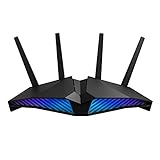 Asus DSL-AX82U VDSL Modem Router (WiFi-6 AX5400, AiMesh WLAN System, AiProtection & WPA3, Gigabit LAN, Aura RGB, USB 3.2)