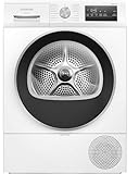 Siemens WT45HV0EM, iQ300, Wärmepumpen-Trockner, 8 kg, autoDry, super40-Programm, 63 dB, Touch LED-Display, softDry, Outdoor-Programm, easyClean-Filter, Kindersicherung, Weiß