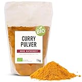 BODE NATURKOST – Currypulver BIO 1kg - Aromatisches, mittelscharfes Bio Currypulver mit intensiver Würze. Veganes Curry Pulver für Fleisch-, Fisch- und Gemüsegerichte