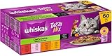 WHISKAS® Tasty Mix Multipack Portionsbeutel Chef's Choice in Sauce 60x85g