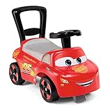 Smoby - Mein erstes Auto Rutscherfahrzeug Cars - Kinderfahrzeug mit Staufach und Kippschutz, für drinnen und draußen, Cars Design, für Kinder ab 10 Monaten, rot