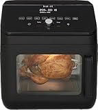 Instant Heißluftfritteuse Ofen 13L mit XXL Fassungsvermögen, 9 Programmen und Drehspieß - Frittieren, Grillen, Braten, Rösten, Backen, Toasten, Aufwärmen, Dehydrieren und Gären - 1700W