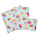 Tofficu Wiederverwendbare Snackbeutel 3 Stück pack Kompakte Brottaschen aus Robustem Material mit Reißverschluss Leichte Lunchbeutel für Schule und Büro