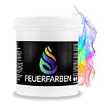 Feuerfarben Pulver für buntes Feuer 250 Gramm für Feuerstellen, Kamin, Ofen, Lagerfeuer oder für Outdoor-Events. Mach Dein Feuer bunt! Feuer Farbe ausprobieren und genießen.
