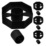 Housoutil 4 Stück Ersatz Kerneinsatzrollen aus Kunststoff für Klebebandabroller Nachfüllrad für Reibungsloses Abrollen Kompatibel mit Gängigen Klebebandspendern Schreibtischzubehör für Büro