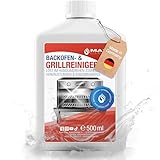 Maxxi Clean | Backofen & Grillreiniger - das Original | 500 ml Gel Paste | selbstarbeitender Reiniger und Fettlöser | für Backofen, Herdplatte & Grill | löst hartnäckige Verkrustungen