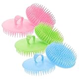 IWOWHERO 6 Stück Shampoobürste Massagebürste Shampoo-Massagegerät Haarbürste waschen Eber Kopfhautwäscher für schuppen kleiner Kopfwäscher Dusche mit Kopfhautbürste Haarshampoo-Bürste