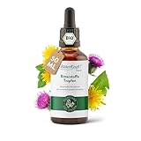 BitterKraft! Original BIO Bitterstoffe Tropfen 50ml Pipette – nach Hildegard von Bingen – hochdosiert mit 9 Kräutern – 100 % Natur - vegan – Made in Germany