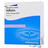 Bausch + Lomb SofLens Daily Disposable Tageslinsen, sphärische Kontaktlinsen, weich, 90 Stück BC 8.6 Mm / DIA 14.2 / -2.50 Dioptrien