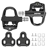 MZYRH Rennrad-Pedale, leichte Fahrradpedale Cleats Set Clipless Pedale Kompatibel mit Look KEO System