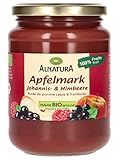 Alnatura Bio Apfelmark Johannis- & Himbeere, 360 g