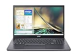 Acer Aspire 5 (A515-57-50HC) Laptop | 15, 6' FHD Display | Intel Core i5-12450H | 16 GB RAM | 512 GB SSD | Intel UHD Grafik | Windows 11 | QWERTZ Tastatur | grau