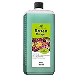 Konfitee Rosen Dünger Flora Boost 500ml I Für bis zu 100L Gießwasser I Langzeitdünger für alle Arten von Rosen geeignet I Flüssiger Blatt- & Wurzeldünger I 100% natürlicher Pflanzendünger