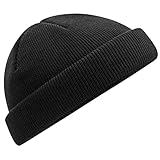 Beechfield B43R Recycled Mini Fisherman Beanie - Black