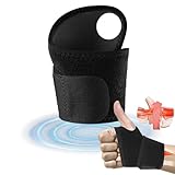 enlik Handgelenk Bandage Handgelenksstütze Handgelenkbandage für Sport und Alltag – Atmungsaktive Schwarze Handgelenkschutz Links und Rechts Austauschbar für Damen und Herren
