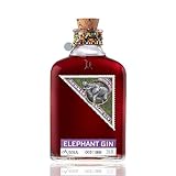 Elephant Sloe Gin mit Maasai Glasperlen - Leicht süß und feinfruchtig - Perfekt pur auf Eis, als Gin & Tonic und als Cocktail-Mixer für Negroni -35% vol., 500ml