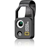 National Geographic Handy-Mikroskop 200x mit CPL, 2 Helligkeitsmodi und Universal-Clip, kompatibel mit 98% der Mobiltelefone, ohne zusätzliche App, 9118500