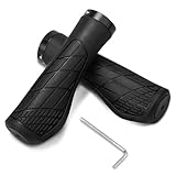 1 Paar Fahrradgriffe Ergonomisch, Lenkergriffe Fahrrad, Fahrradlenker Griffe, Handgriffe Fahrrad mit Sechskant-Schraubenzieher, Fahrradgriffe 22mm für MTB Cityrad Trekkingrad Rennrad