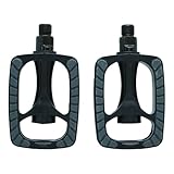 Prophete Fahrradpedale für City-/Trekking-Fahrräder, Anti-Rutsch, inkl. Reflektoren, Farbe schwarz