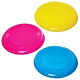 Baker Ross FN152 Große Frisbee-Flugscheiben - 4er-Pack, Garten-Sportspielzeug für Kinder, Sommerspielzeug