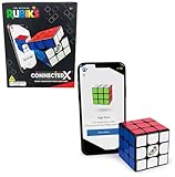 Rubik's ConnectedX - elektronischer 3x3 Cube für Einsteiger und Profis, Bluetooth-Verbinung zur App, die beim Lösen hilft, Spiele und Challenges enthält, ab 8 Jahren