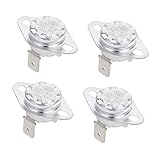 TEHAUX 4Stücke Temperatursteuerungsschalter Close für Heizungen Zuverlässige für Stabile und Hohe Zuverlässigkeit