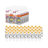 OSRAM LED BASE PIN MICRO, Vorteilspack mit 50 Niedervolt Leuchtmittel, ersetzt herkömmliche 10W PIN Speziallampen, warmweiß (2700K), 1W, G4 Sockel, mattes Glas, nicht dimmbar, ultrakompakt