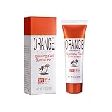 Tanning Gel Lsf 30 Orange Tanning Gel Sunscreen Ein sanftes Sonnenschutzgel für jeden Hauttyp Sanfte Hautpflege gegen Bodylotion Straffende Haut Hyaluron, für Alle Hauttypen Geeignet (1PCS)