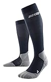 CEP - HIKING LIGHT MERINO SOCKS REDESIGN für Herren | Lange Wandersocken mit aktivierender Kompression | Trekkingsocken für leichte Beine in blau | Größe V |XL