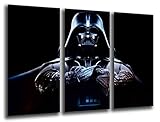 Wandbild - Star Wars, Darth Vader, 97 x 62 cm, Holzdruck - XXL Format - Kunstdruck, ref.26022